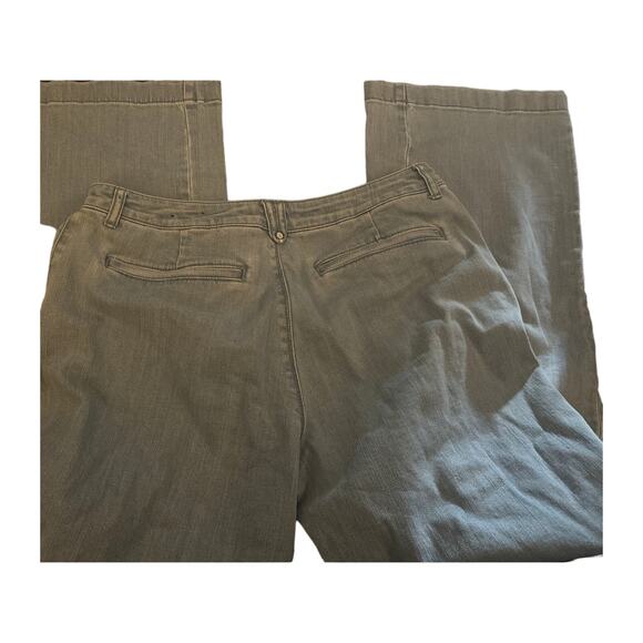 Coldwater Creek Light Wash High Rise Wide Leg Denim Jeans, Plus Size 16, Women's - Picture 4 of 7